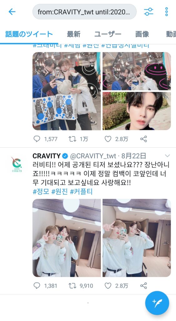 ツイッターで見れなくなった過去の推しの画像を探す方法 こぐまラテの とりあえず やってみた